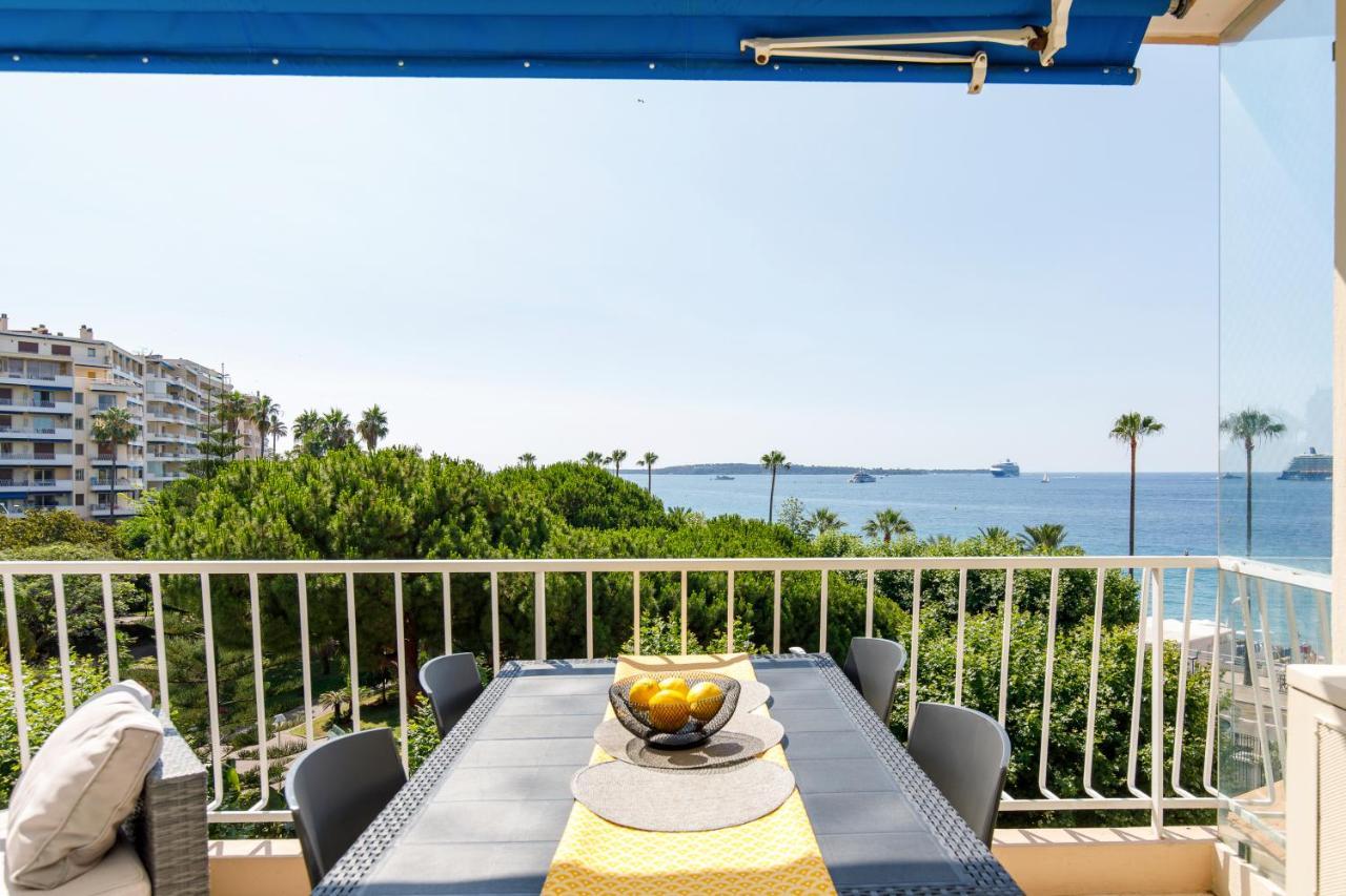 Vue Mer Exceptionnelle Sur Plage Du Midi En 1Re Ligne- 2 Chambres كان المظهر الخارجي الصورة