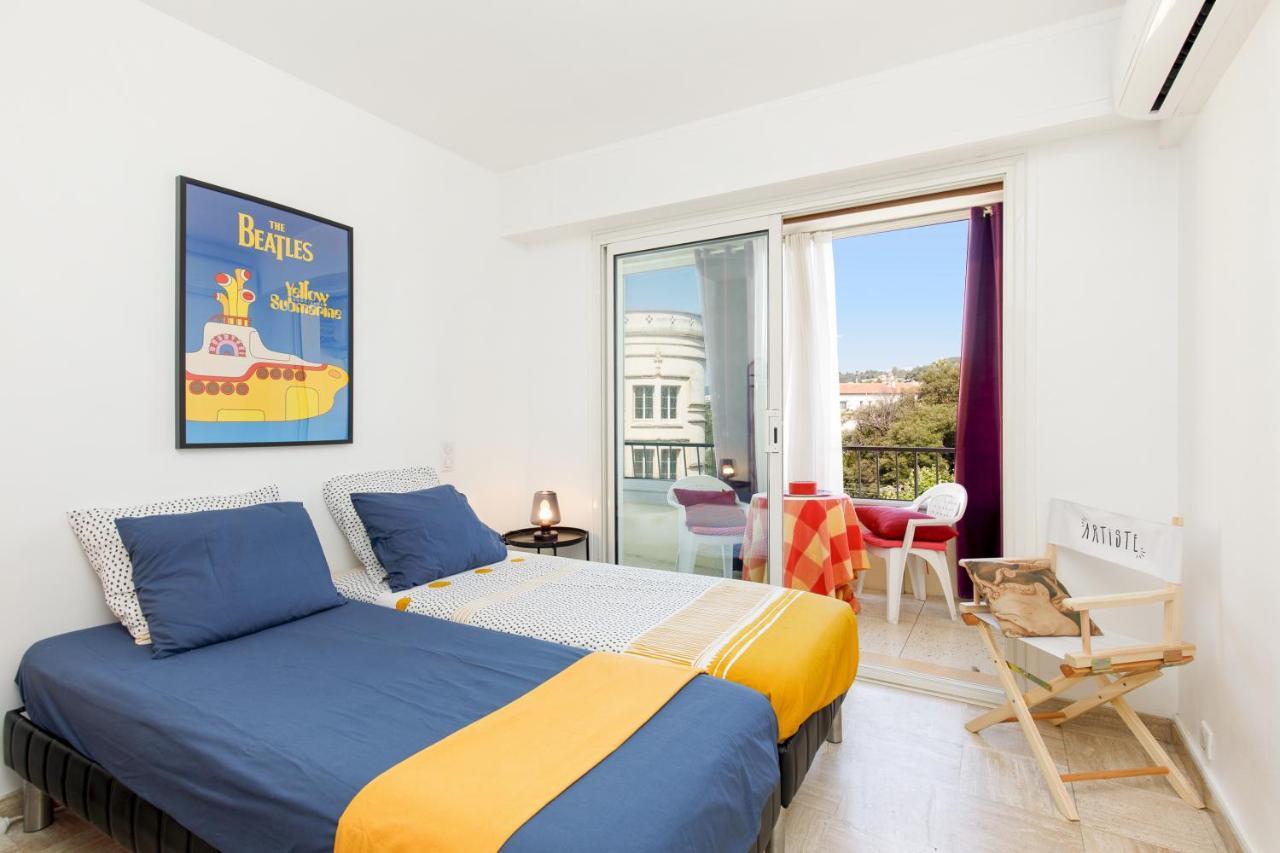 Vue Mer Exceptionnelle Sur Plage Du Midi En 1Re Ligne- 2 Chambres كان المظهر الخارجي الصورة